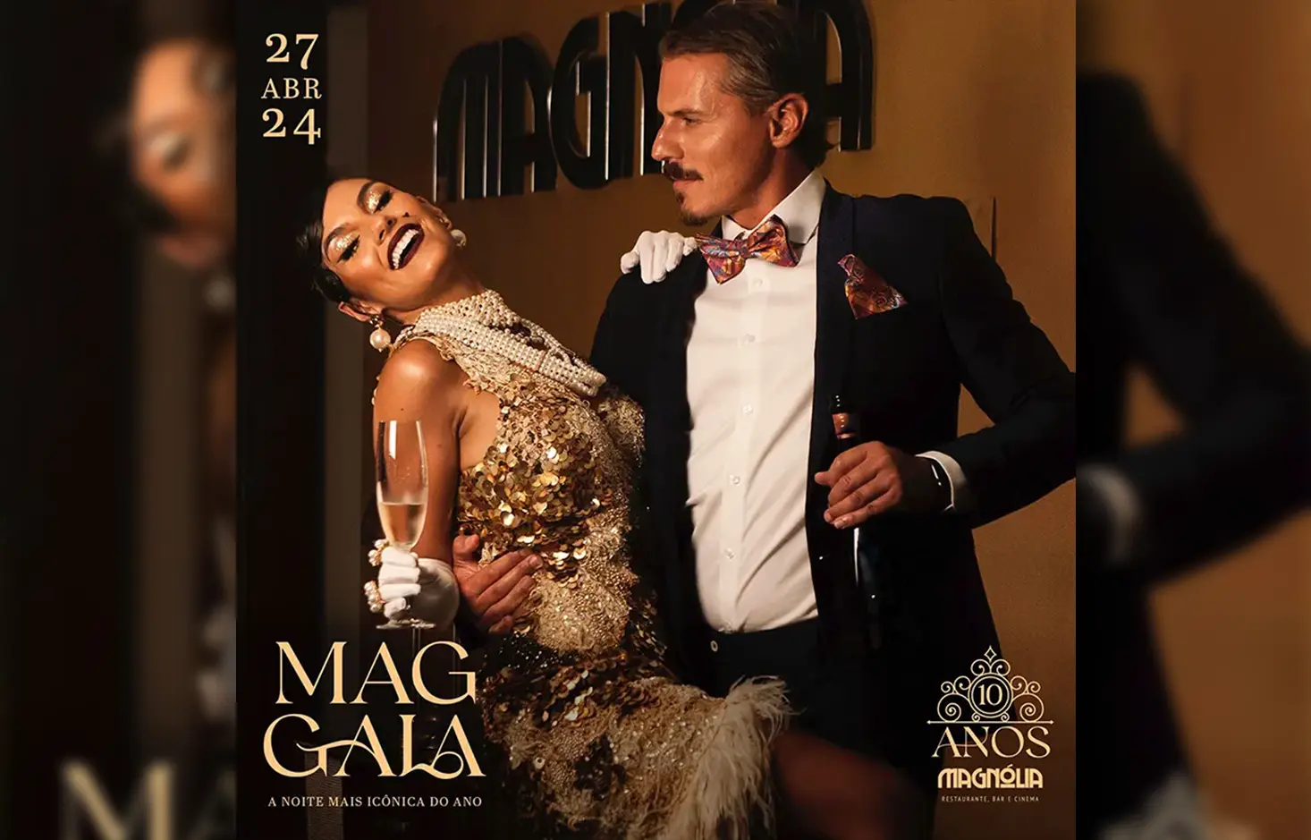 FESTA DE GALA NO MAGNÓLIA