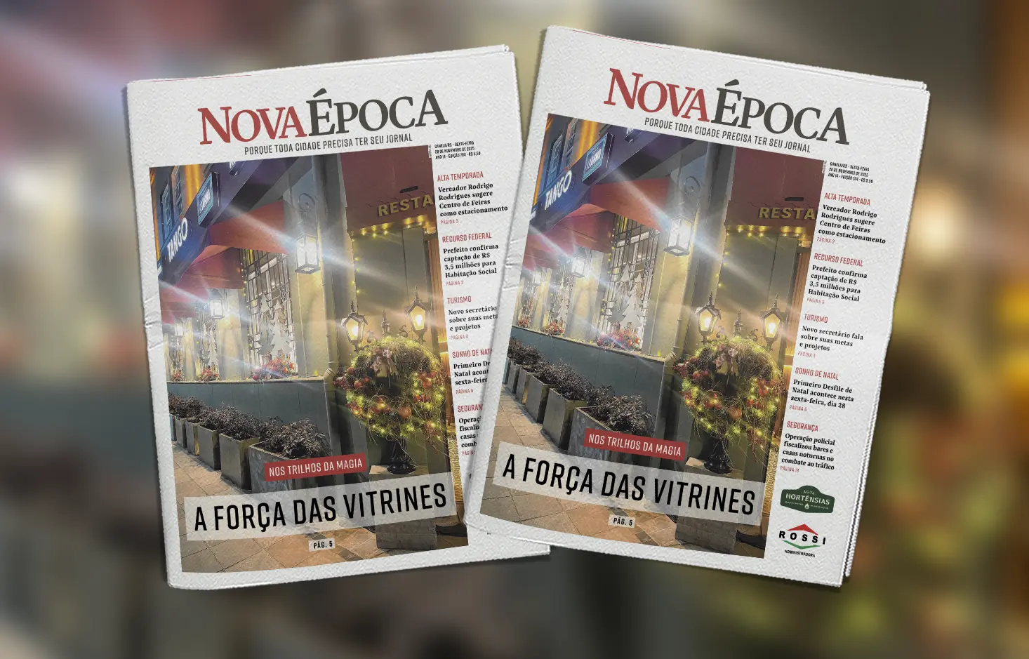 Agora, é com o comércio