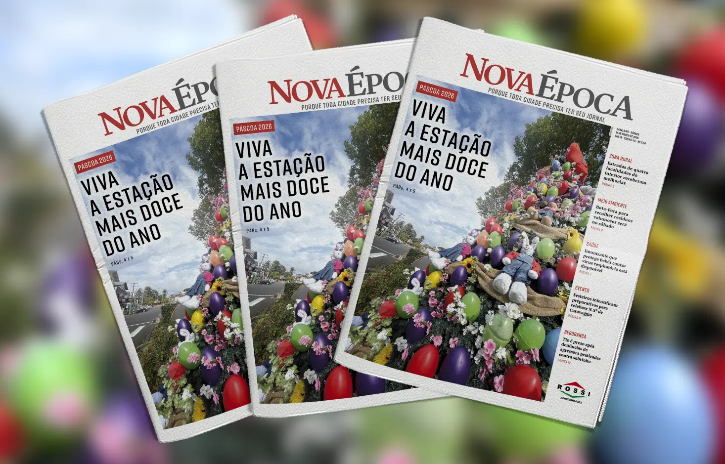 Começa a temporada de Páscoa