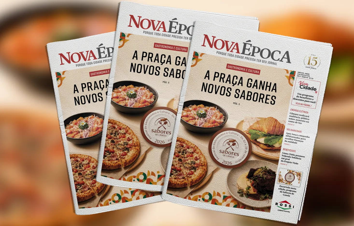 GASTRONOMIA E CULTURA NA PRAÇA