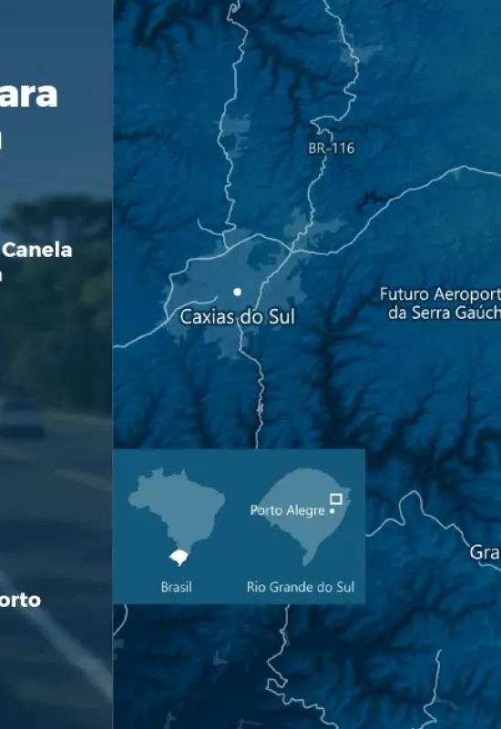 CANELA TEM PAPEL RELEVANTE NO ACESSO AO AEROPORTO DE VILA OLIVA