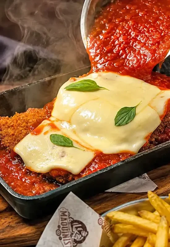 Quatro versões de parmegiana: O Maquinista chega a Gramado